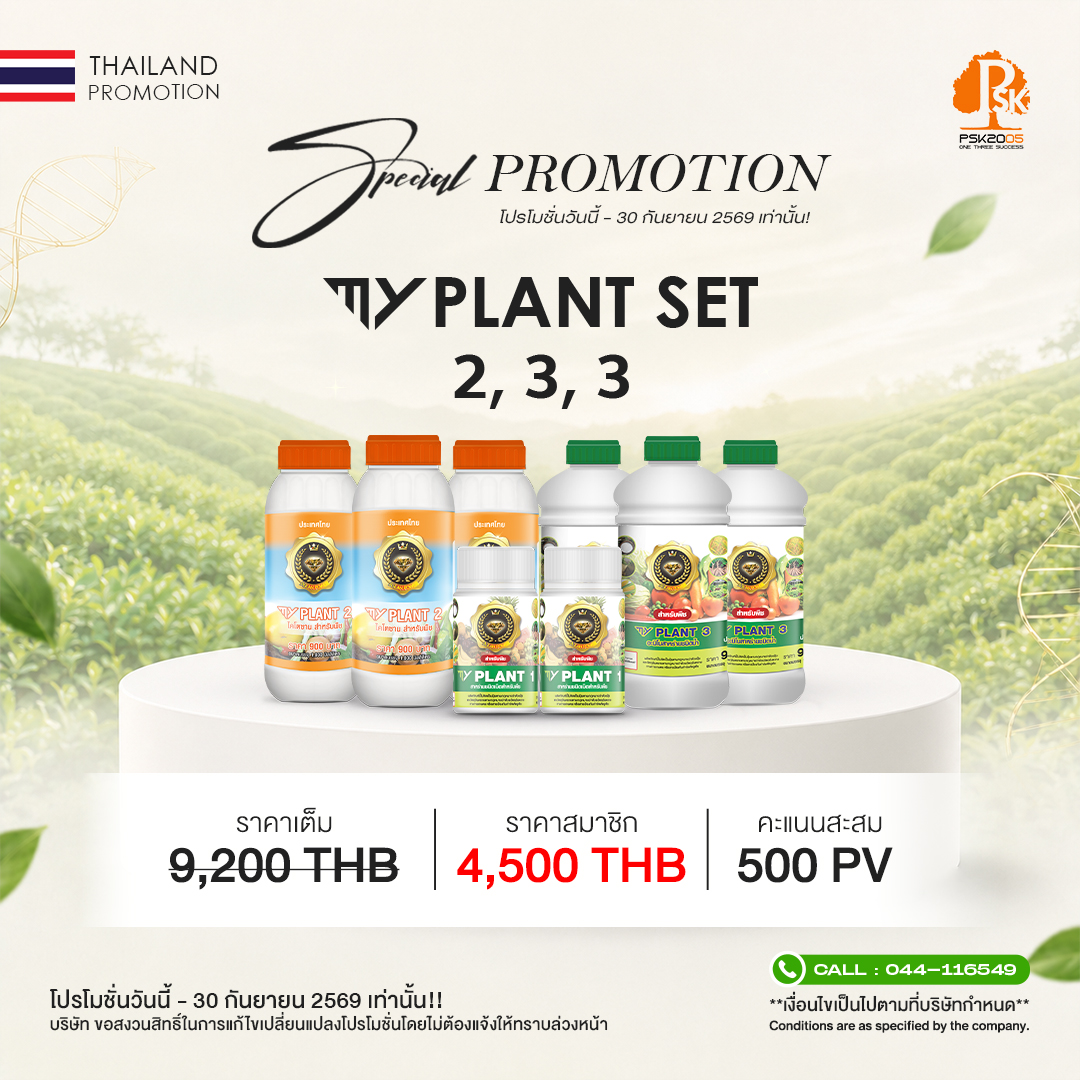 มาย แพลนท์ เซ็ต 2, 3, 3